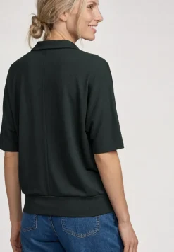 Poloshirt met elastische tailleband