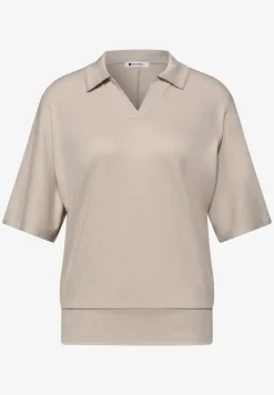 Poloshirt met elastische tailleband