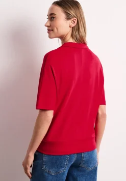 Poloshirt met elastische tailleband