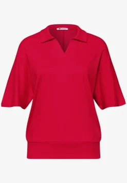 Poloshirt met elastische tailleband