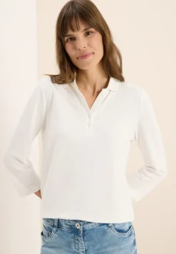 Poloshirt met knoopdetail