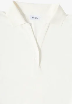 Poloshirt met knoopdetail