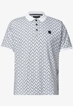 Poloshirt met korte mouwen en all-over print