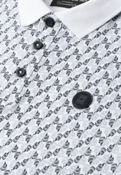 Poloshirt met korte mouwen en all-over print
