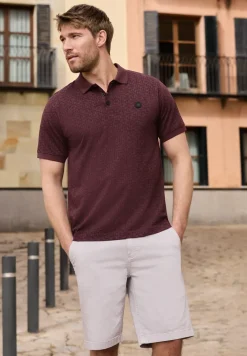 Poloshirt met korte mouwen en all-over print