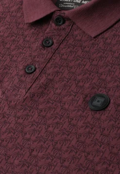 Poloshirt met korte mouwen en all-over print