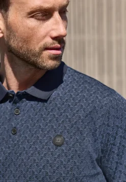 Poloshirt met korte mouwen en all-over print