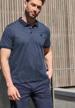 Poloshirt met korte mouwen en all-over print