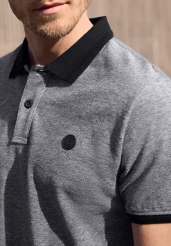 Poloshirt met korte mouwen en contrasterende details