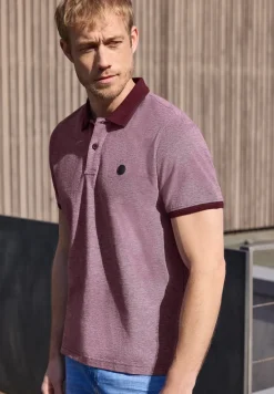 Poloshirt met korte mouwen en contrasterende details