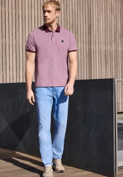 Poloshirt met korte mouwen en contrasterende details