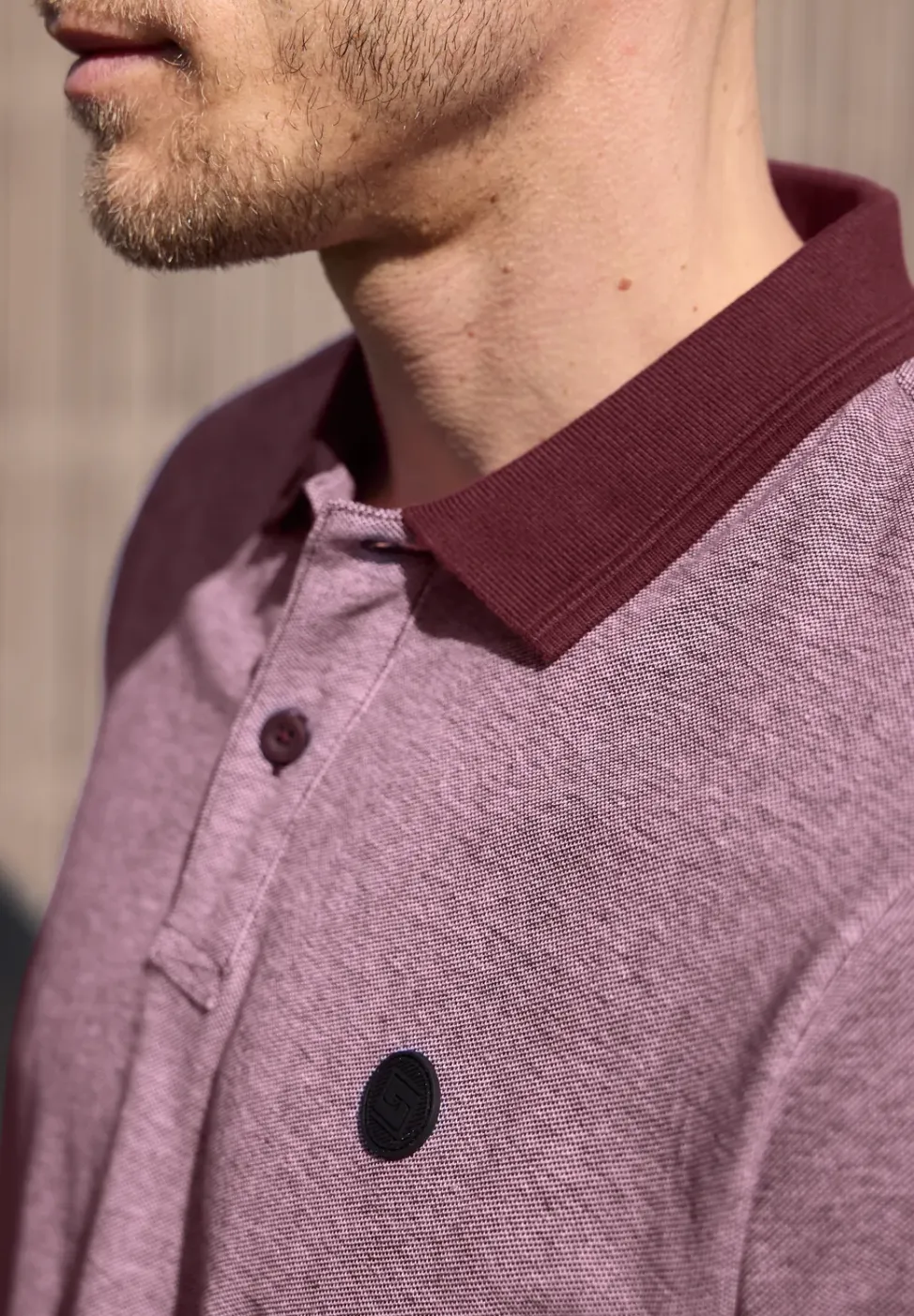Poloshirt met korte mouwen en contrasterende details