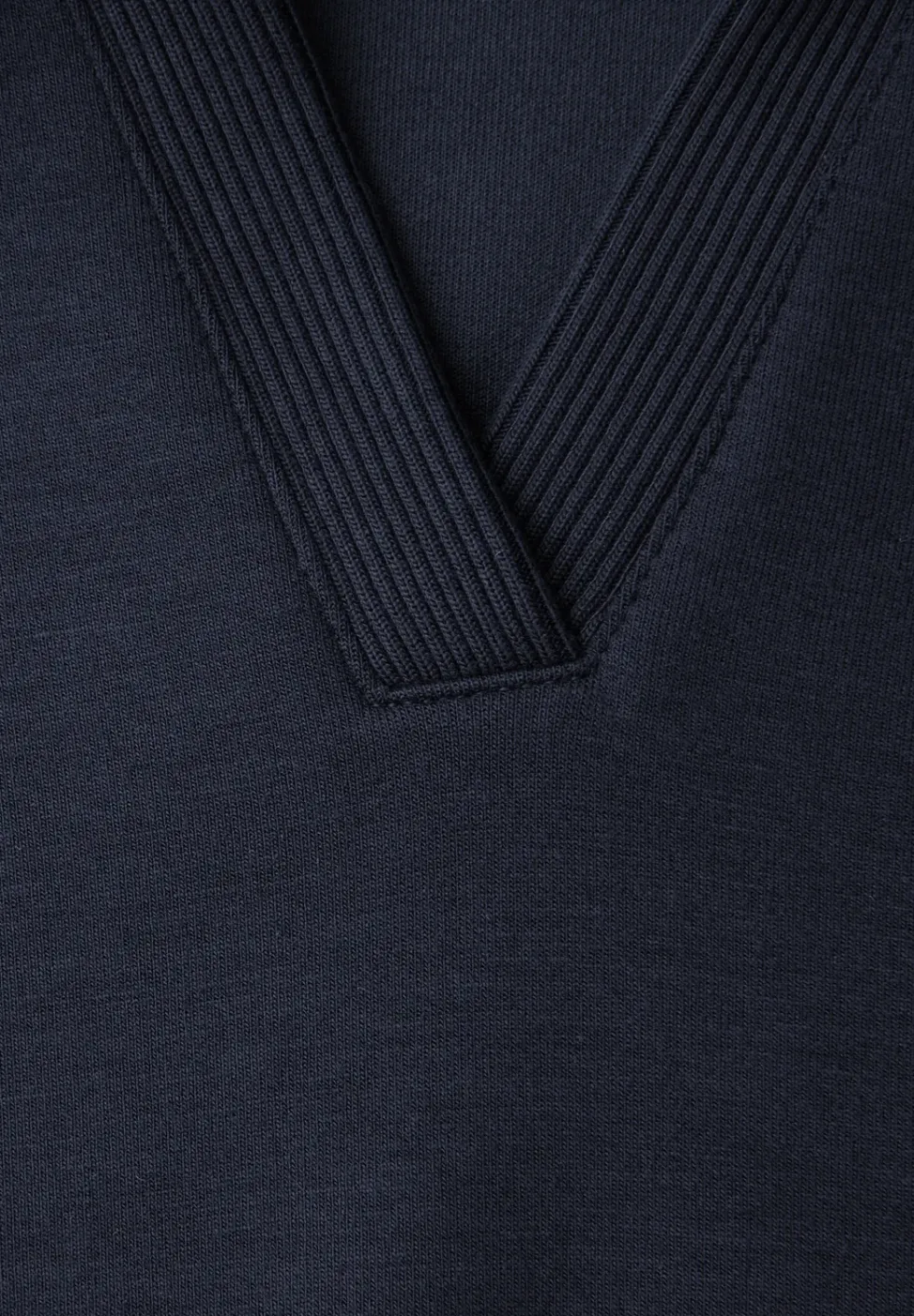 Poloshirt met korte mouwen en geribd detail