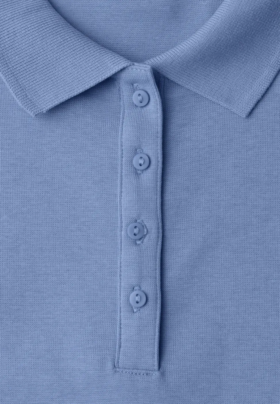 Poloshirt met korte mouwen en geribde structuur