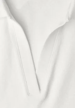 Poloshirt met korte mouwen en gespleten hals