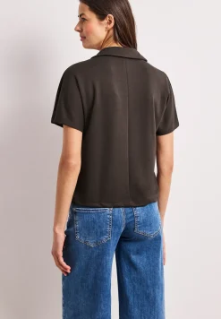 Poloshirt met korte mouwen en glitter
