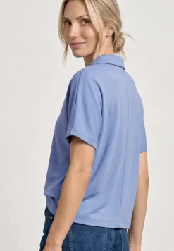Poloshirt met korte mouwen en glitter