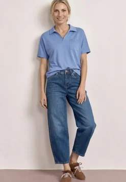 Poloshirt met korte mouwen en glitter