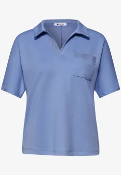 Poloshirt met korte mouwen en glitter
