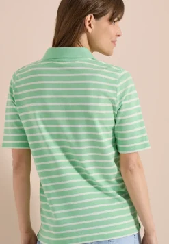 Poloshirt met korte mouwen en strepen