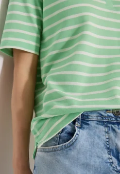 Poloshirt met korte mouwen en strepen