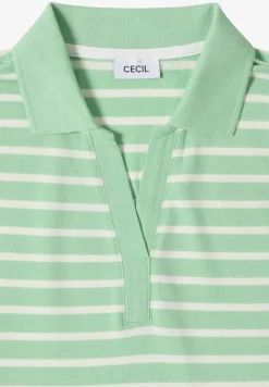 Poloshirt met korte mouwen en strepen