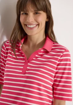 Poloshirt met korte mouwen en strepen