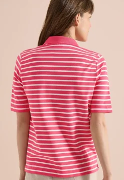 Poloshirt met korte mouwen en strepen