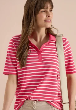 Poloshirt met korte mouwen en strepen