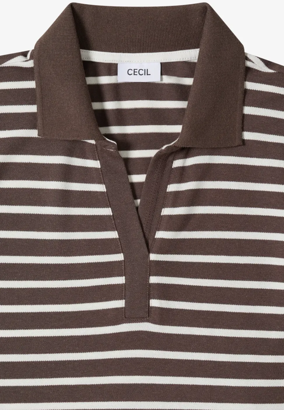 Poloshirt met korte mouwen en strepen