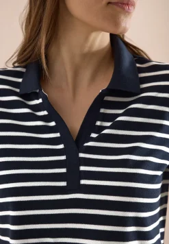 Poloshirt met korte mouwen en strepen