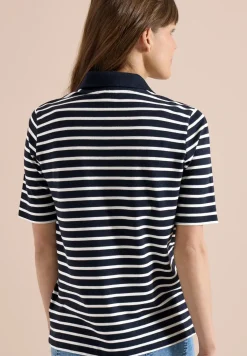 Poloshirt met korte mouwen en strepen