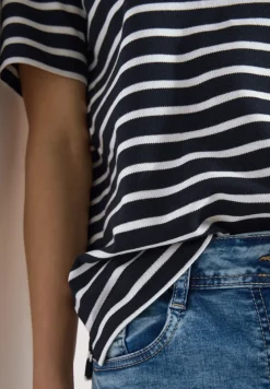 Poloshirt met korte mouwen en strepen