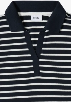 Poloshirt met korte mouwen en strepen