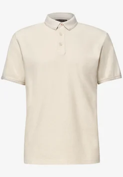 Poloshirt met korte mouwen en structuur