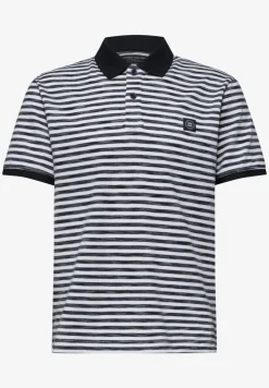 Poloshirt met korte mouwen in piquéstructuur