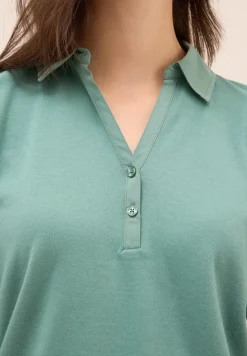 Poloshirt met 3/4 mouwen