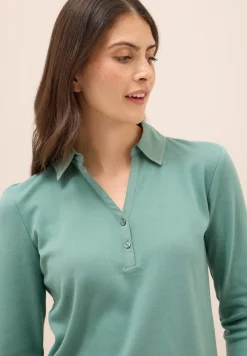 Poloshirt met 3/4 mouwen