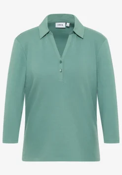 Poloshirt met 3/4 mouwen