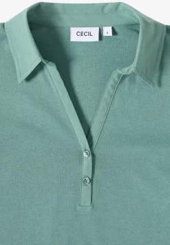 Poloshirt met 3/4 mouwen