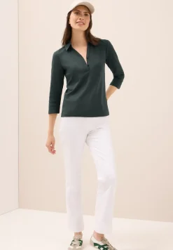 Poloshirt met 3/4 mouwen