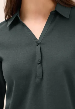 Poloshirt met 3/4 mouwen
