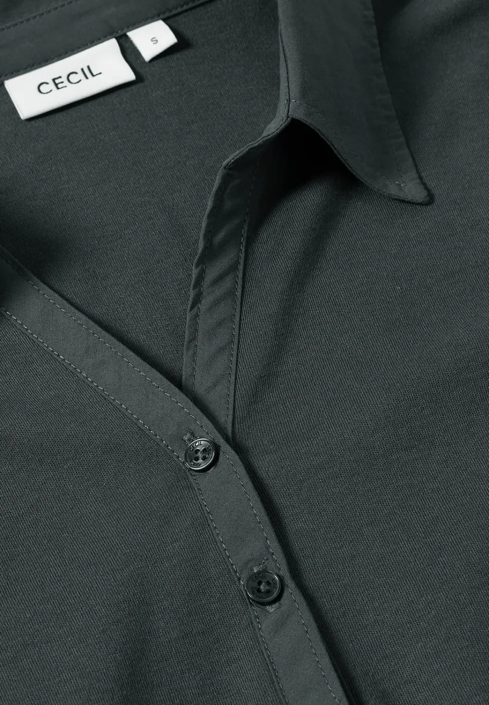 Poloshirt met 3/4 mouwen