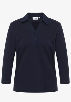 Poloshirt met 3/4 mouwen
