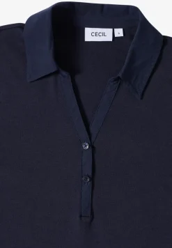 Poloshirt met 3/4 mouwen