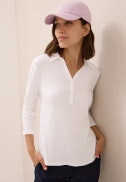 Poloshirt met 3/4 mouwen