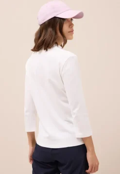 Poloshirt met 3/4 mouwen