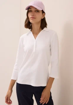 Poloshirt met 3/4 mouwen