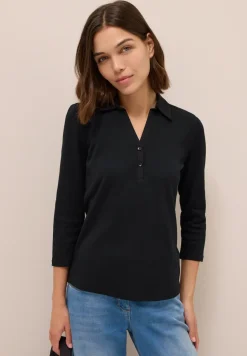 Poloshirt met 3/4 mouwen