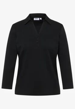 Poloshirt met 3/4 mouwen